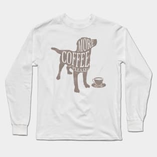 Coffee Dog Long Sleeve T-Shirt